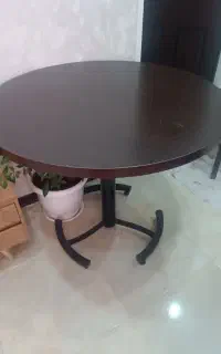 فروش میز دایره ای  چوبی