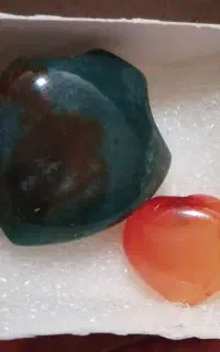 ۲عدد سنگ عقیق