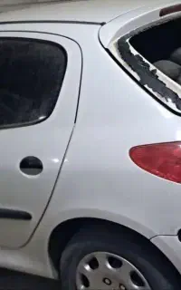 پژو ۲۰۶ تصادفی
