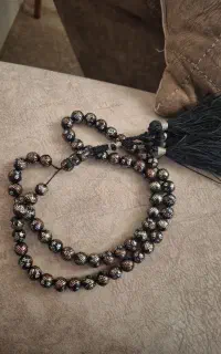 تسبیح نقره کوب