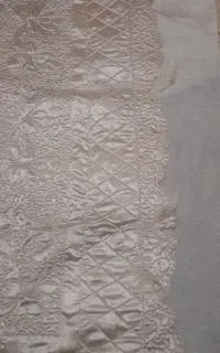 روتختی ساتن سفید مخصوص جهاز عروس