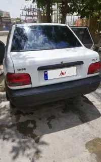پراید مدل ۹۰ ب رنگ