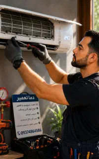 سرویس و تعمیر کولرگازی و داکت اسپیلت تمام نقاط