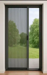 توری،پشه بند پلیسه (اکاردئونی) کشویی و ثابت