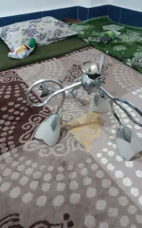 لوستر سه شعله وتک شعله