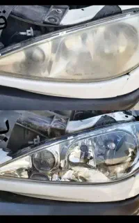 شفاف‌سازی چراغ تعویض طلق واکس پولیش بدنه و شیشه