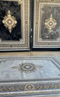 مجموعه بزرگ فرش کاشان با ۵۳٪تخفیف به علت خرید نخ