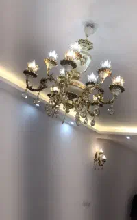 شاخه دوگل لوستر وکاری.وارداتی