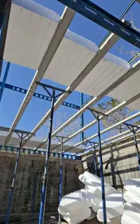 جوشکاری اسکلت و اجرای سقف تیرچه کرومیت (بتنی)