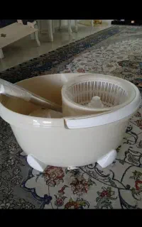 سطل و تی زمین شوی چرخشی