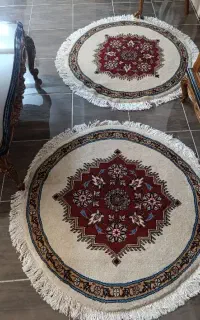 فرش گرد طبیعی