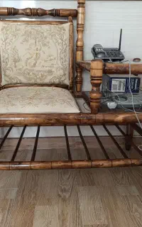 میز تلفن چوبی