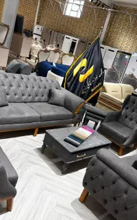مبل پاریس ۸نفره چوب راش/کارخانه زرین