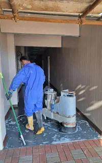 کف سابی ساختمان سنگ سابی موزاییک سابی