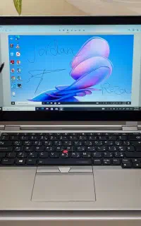 لپتاپ لنوو i5 لمسی چرخشی با قلم دیجیتال رم۱۶ نسل۸