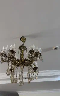 لوستر برنز چهار شاخه دوبل