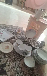 بشقاب پلو خوری ظرف باغ