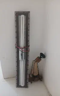 لوستر مهتابی چوبی در حد نو
