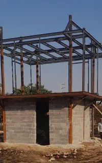 جوشکار ی.والپست . نبشی کشی .نصب تیرچه فوم