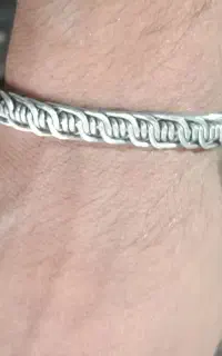 دستبند دستباف استیل