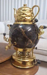 سماور گازی نو ترموکوبل دار طرح سنگ