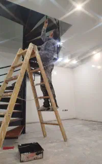 نقاشی ساختمان برف