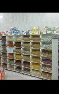 قفسه استند حبوبات ویترین پیش خوان دخل شلف