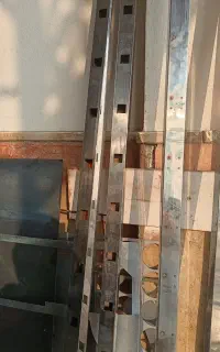 پروفیل استیل  40 در 40 مناسب گارد پنجره