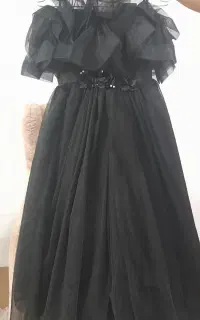 پیراهن مشکی مجلسی پرنسسی