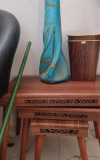 میز عسلی تخفیف دار سه عدد کوچیک متوسط، بزرگ نونو
