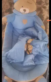 تشک گاردار خرس تدی آبی رنگ