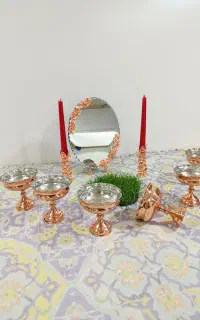 هفت سین مسی زیبا در انواع طرح کیفیت و قیمت عالی