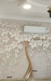 نصب ، انواع کاغذ دیواری  پوستر و کف پوش