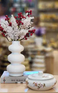 گل و گلدان ، گل مصنوعی ، گلدون