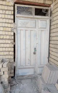 درب حیاط دو لنگه 130*240