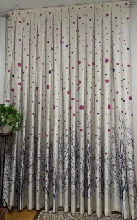 پرده ساتن ترک