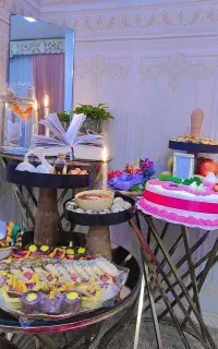 عسلی استیل طلایی
