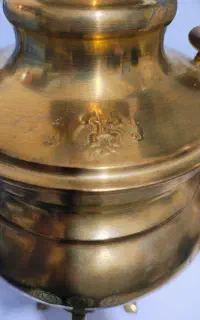 سماور برنجی چراغ دستی قوری مسی سینی مسی قدیمی