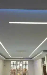 نقاش ساختمان  واجرای کناف رنگ بتونه