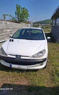 فروش 206 وی 8 بدون رنگ