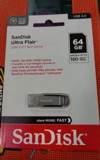 فلش 64 گیگ سندیسک usb3