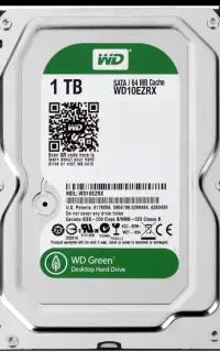 HDD 1 TB WESTERN DIGITAL GREAN