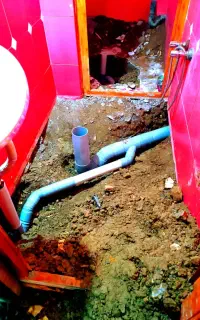 لوله کشی آب و فاضلاب نشتی گیری و عیب یابی