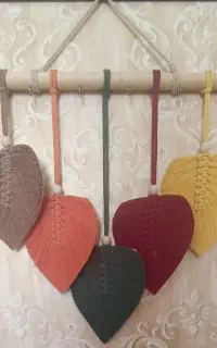 جا کلیدی دیواری ـ آویز مکرومه
