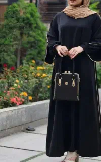 لباس زنانه عبا مغزیدارماهپوش شیکان کده