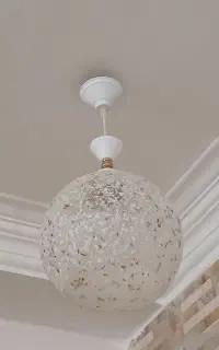 لوستر تک شاخه حبابی