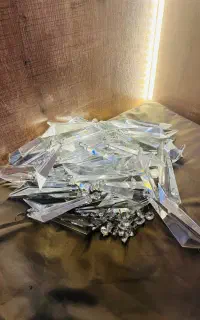 کریستال وگوشواره لوستر