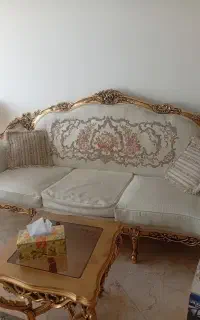 مبل استیل سلطنتی به همراه میز ناهار خوری ۹نفره