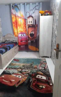 پرده وفرش در حد نو