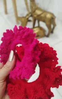 اسکرانچی مو دستبافت